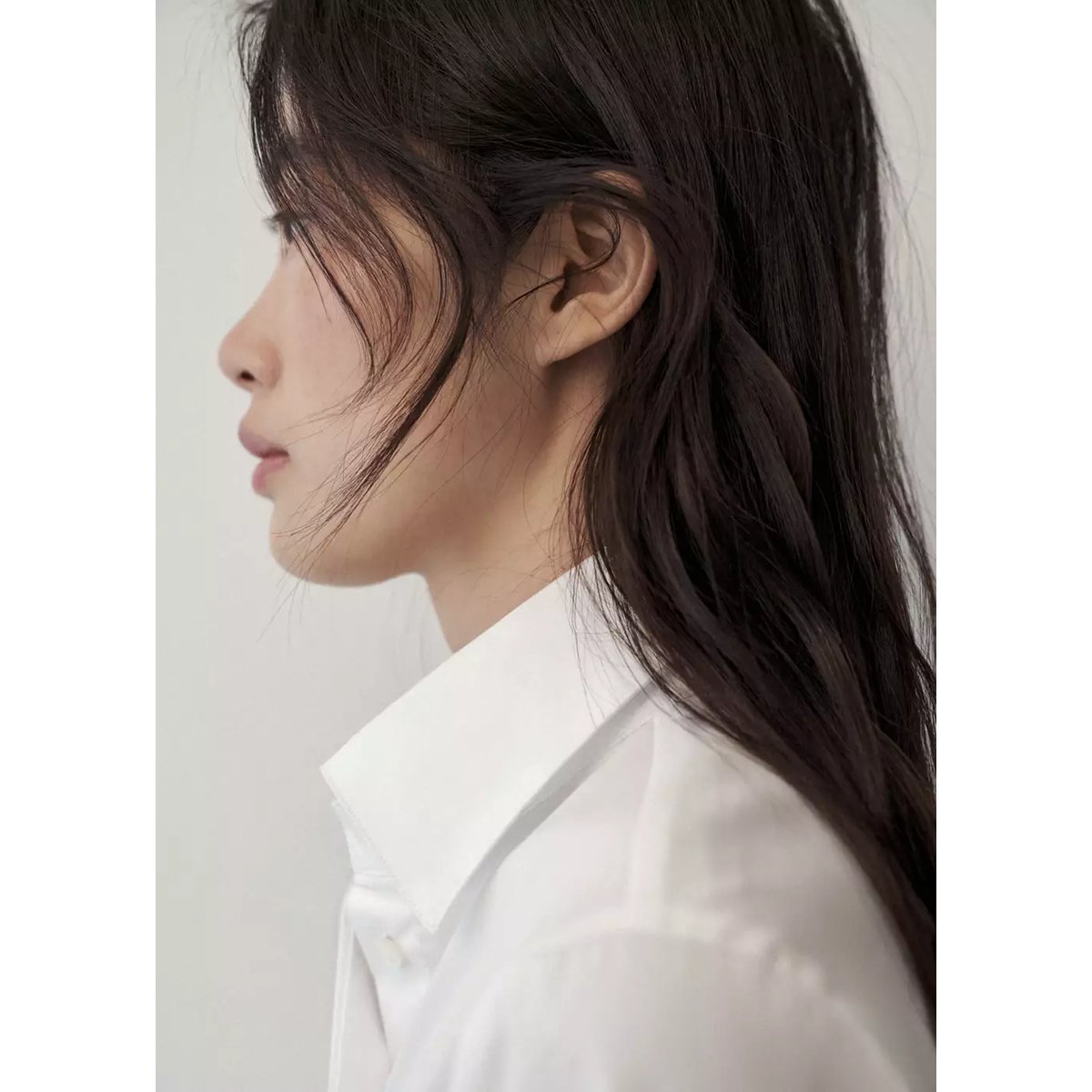Chemise popeline courte blanc, MANGO