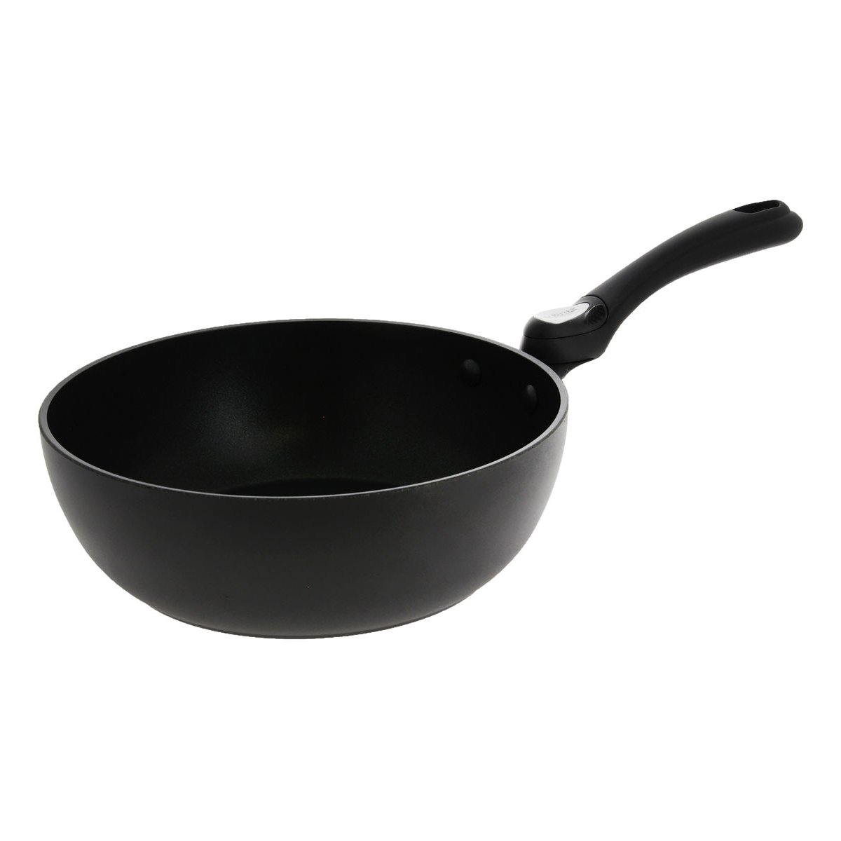 Sauteuse ø28 cm manche amovible noir, DE BUYER