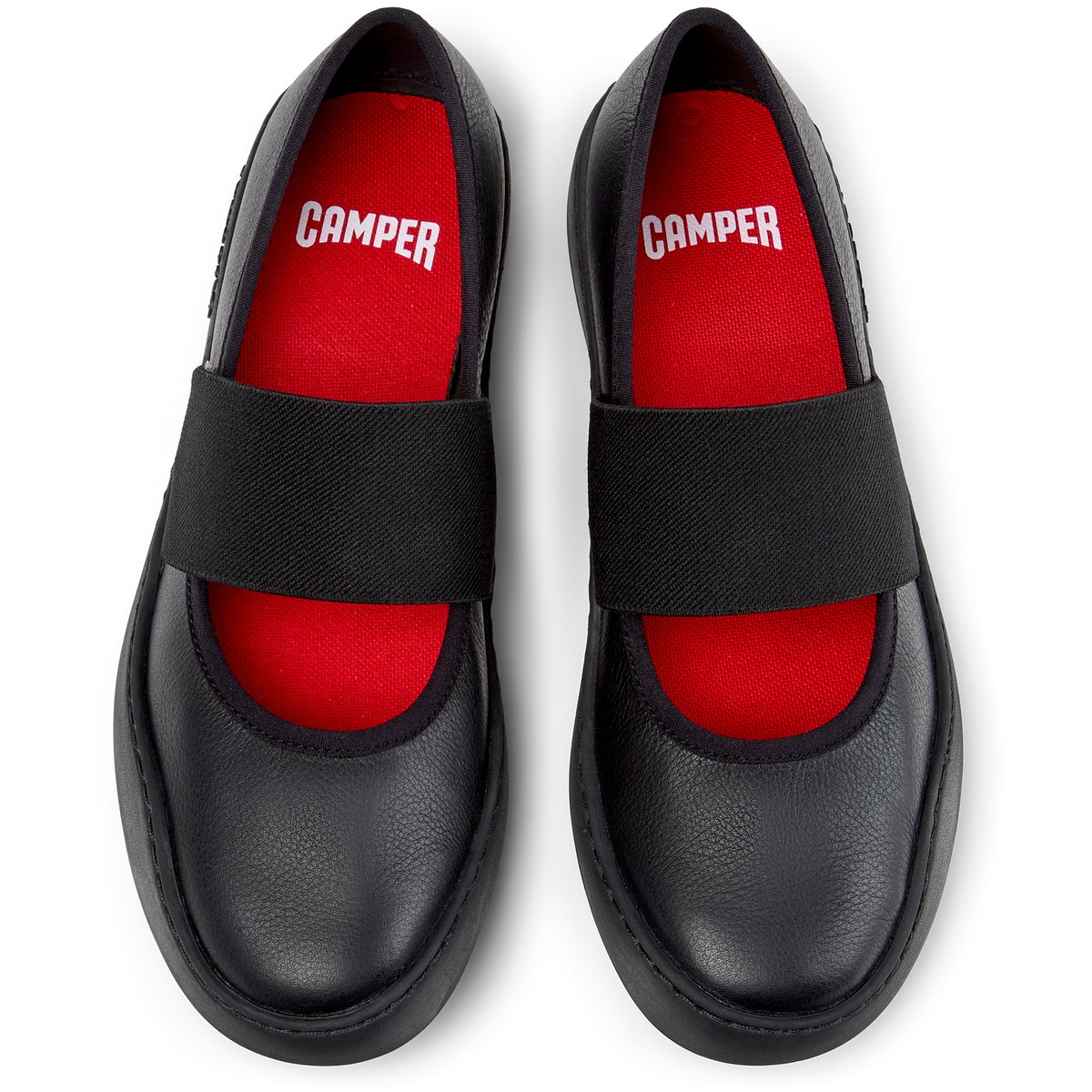 Ballerines Cuir PEU TOURING noir, CAMPER