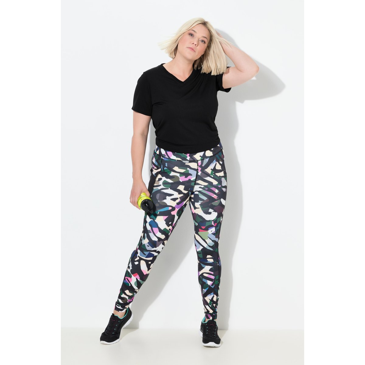 Legging de sport avec poches noir, ULLA POPKEN