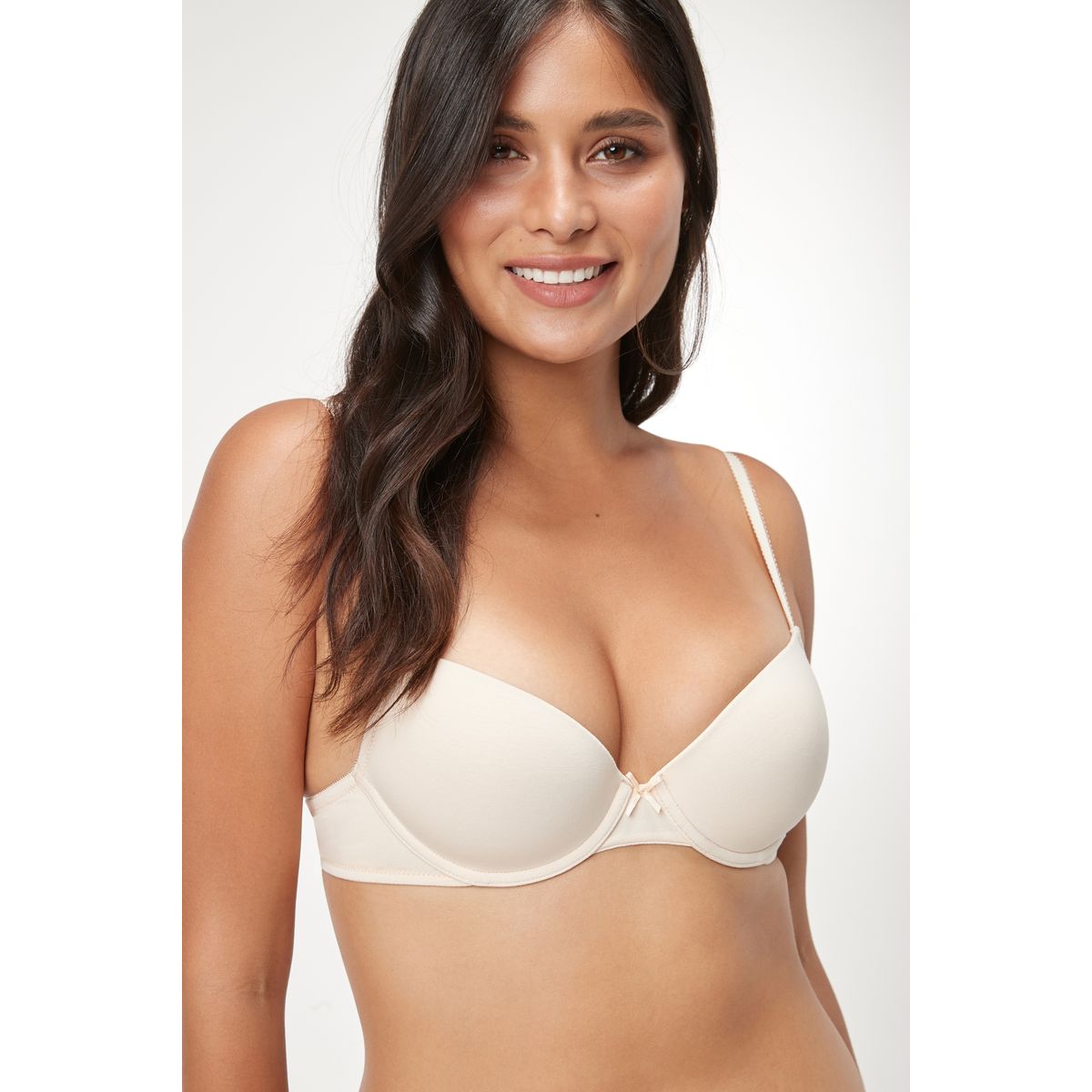 Soutien-gorge confort en coton, lot de 3 noir/blanc/pastel rose nude, NEXT