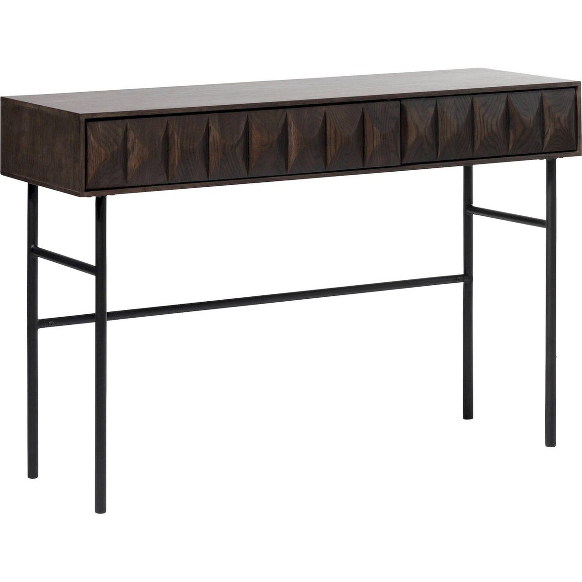 Console en chêne collection CHESSEO chêne espresso, RECOLLECTION