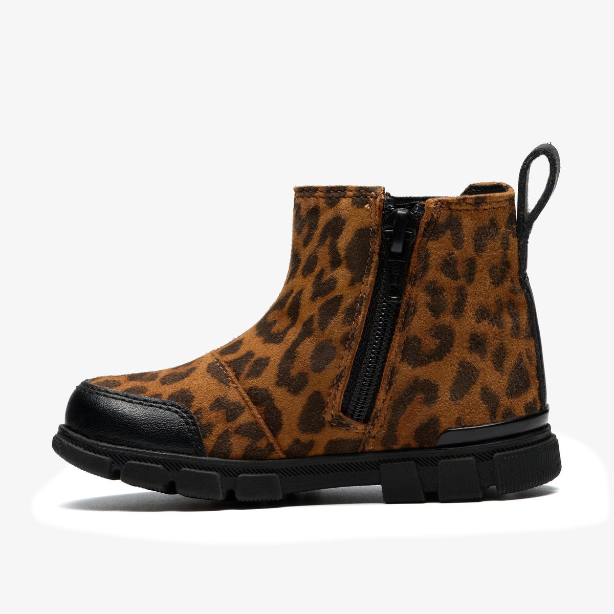 Boots Cuir Coupe Large EVYN CHELSEA T marron, CLARKS