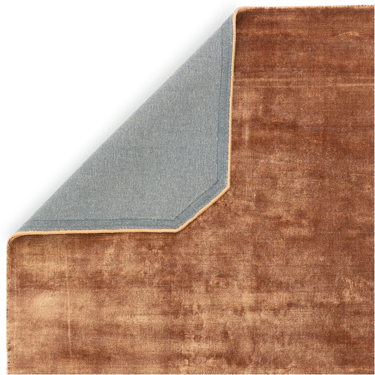 Soft Luxurious Viscose Rug terracotta, SO'HOME