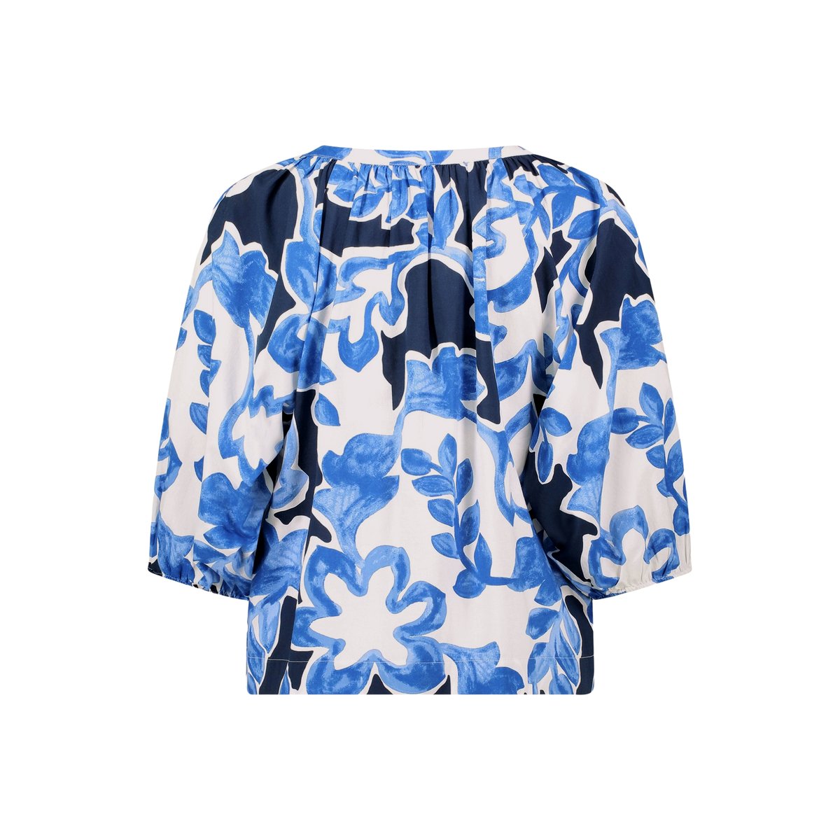 Tunique à imprimé blanc/bleu, BETTY & CO