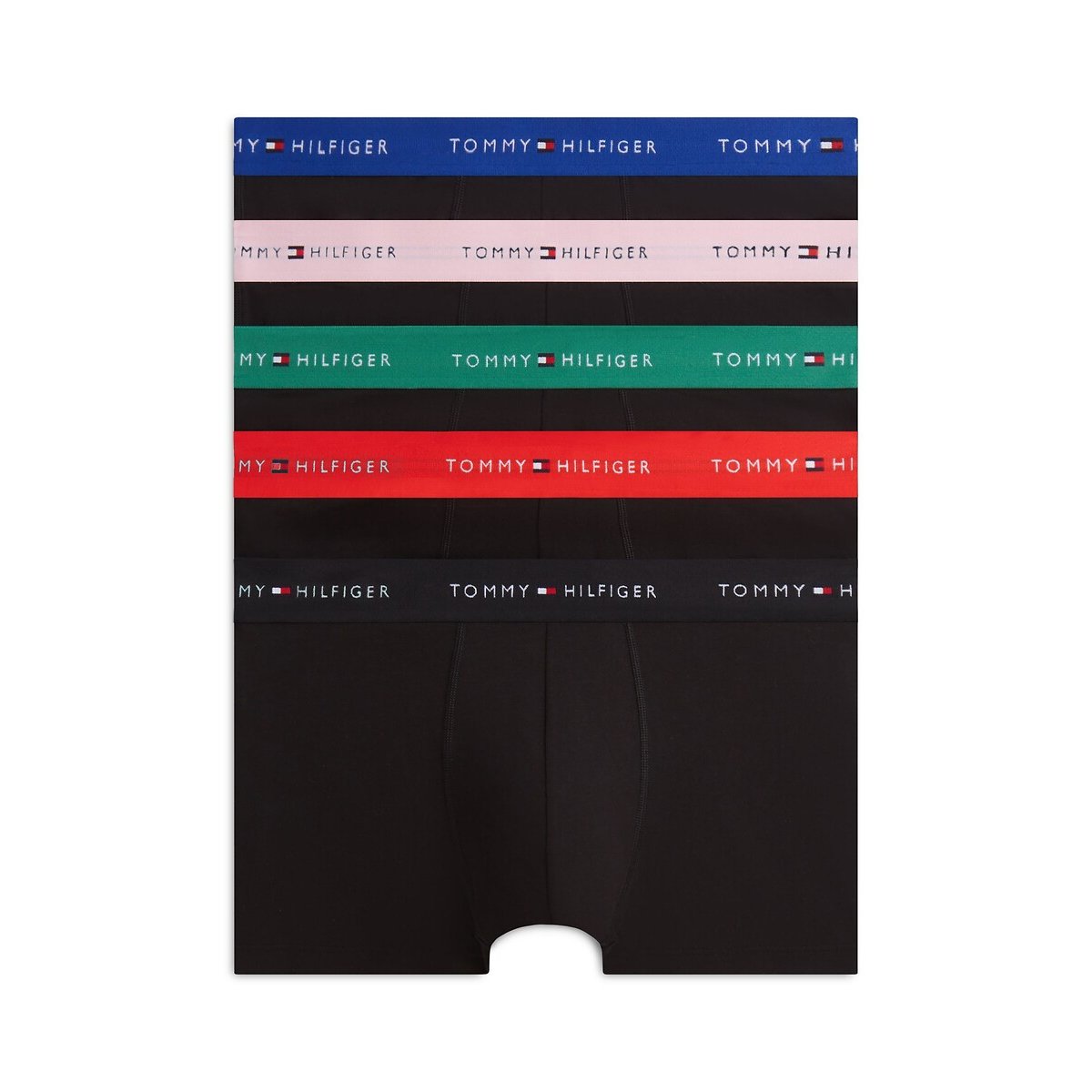 Lote de 5 boxers Signature preto/multicolor, TOMMY HILFIGER