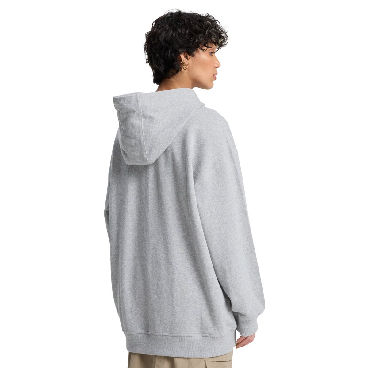 Sweat à capuche TARIJAIE WORKWEAR gris light grey heather, QUIKSILVER