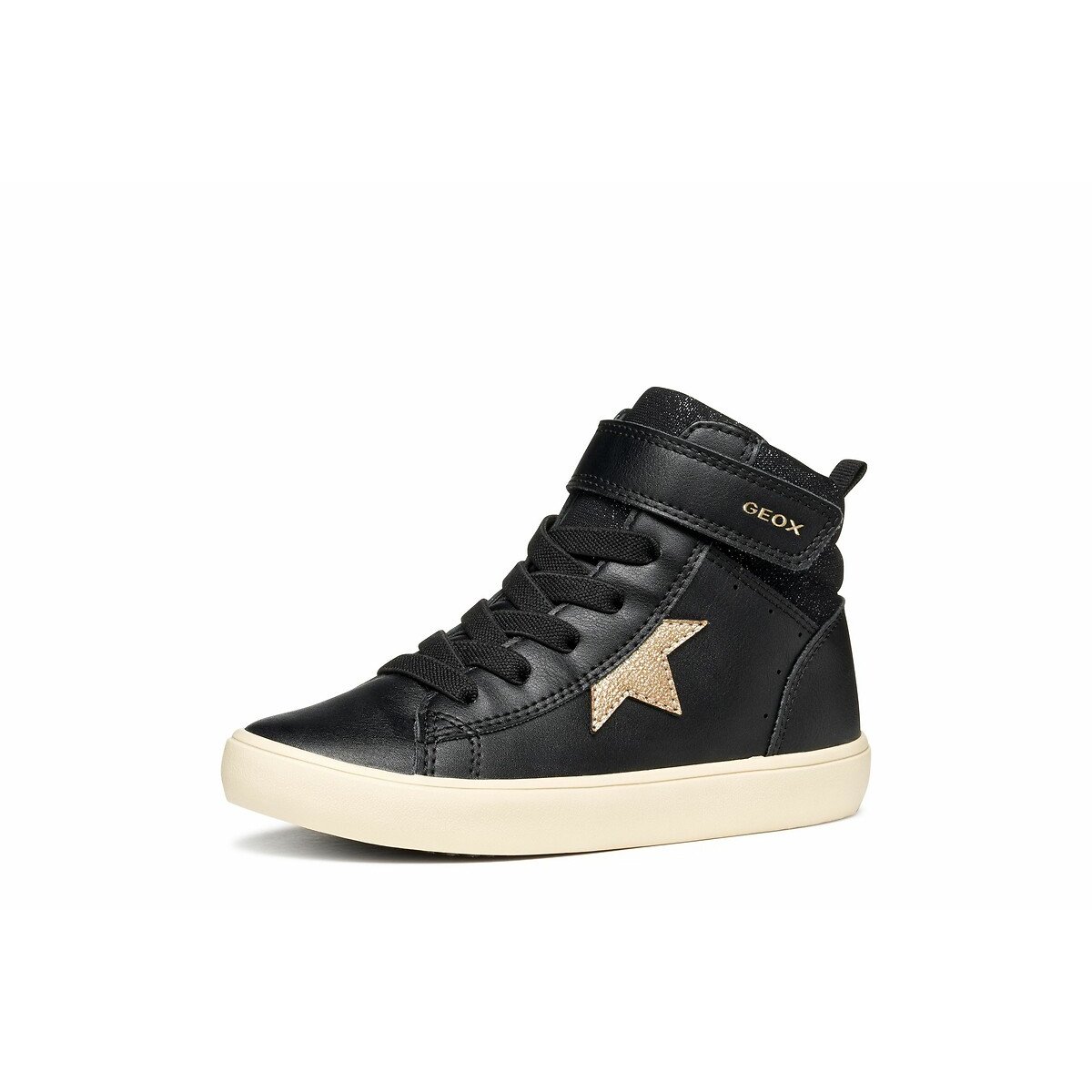Zapatillas altas transpirables Gisli negro, GEOX