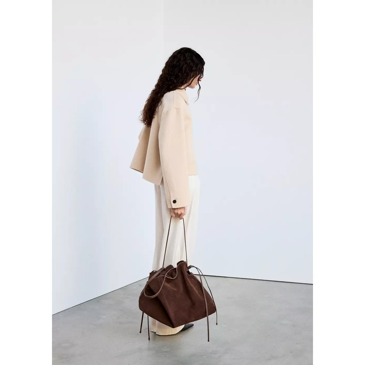 Veste jandra écru, MANGO
