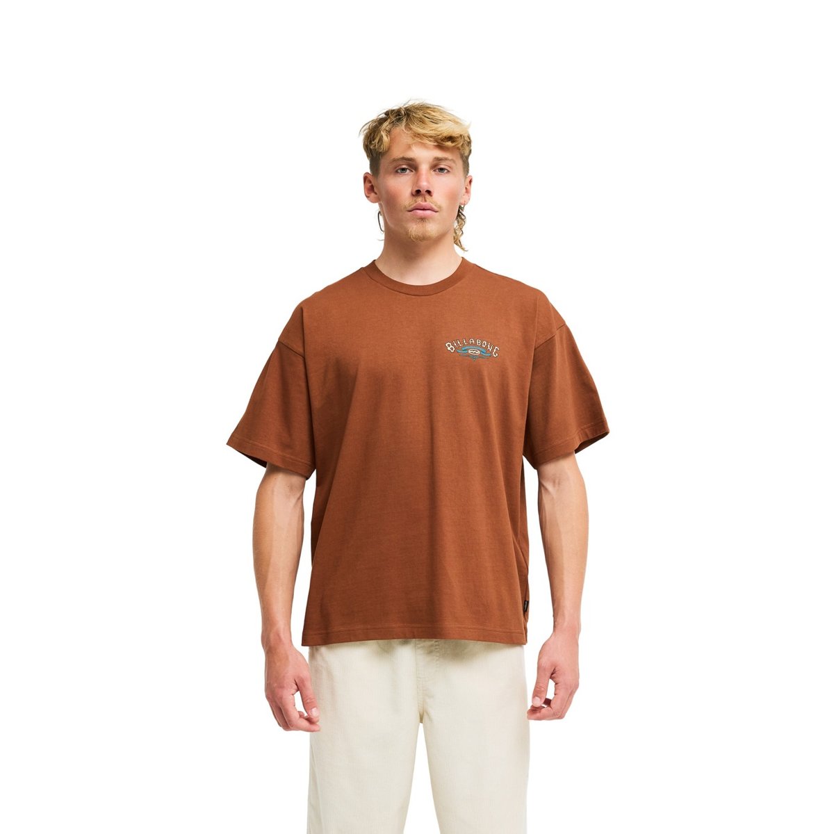 T shirt manches courtes SINCE 73 HERITAGE OG blanc tortoise shell, BILLABONG