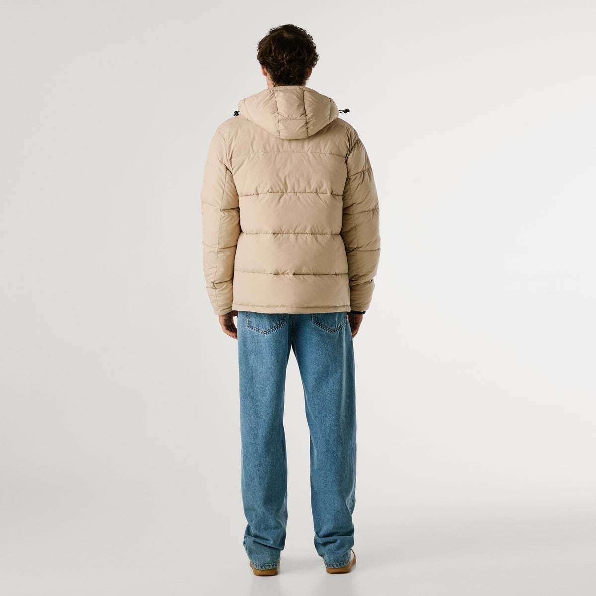 Doudoune Matelassée Avec Capuche naturel, PEPE JEANS