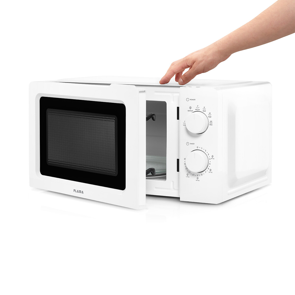 Micro-ondas 20L Branco EasyLine 1806FL, FLAMA branco, FLAMA