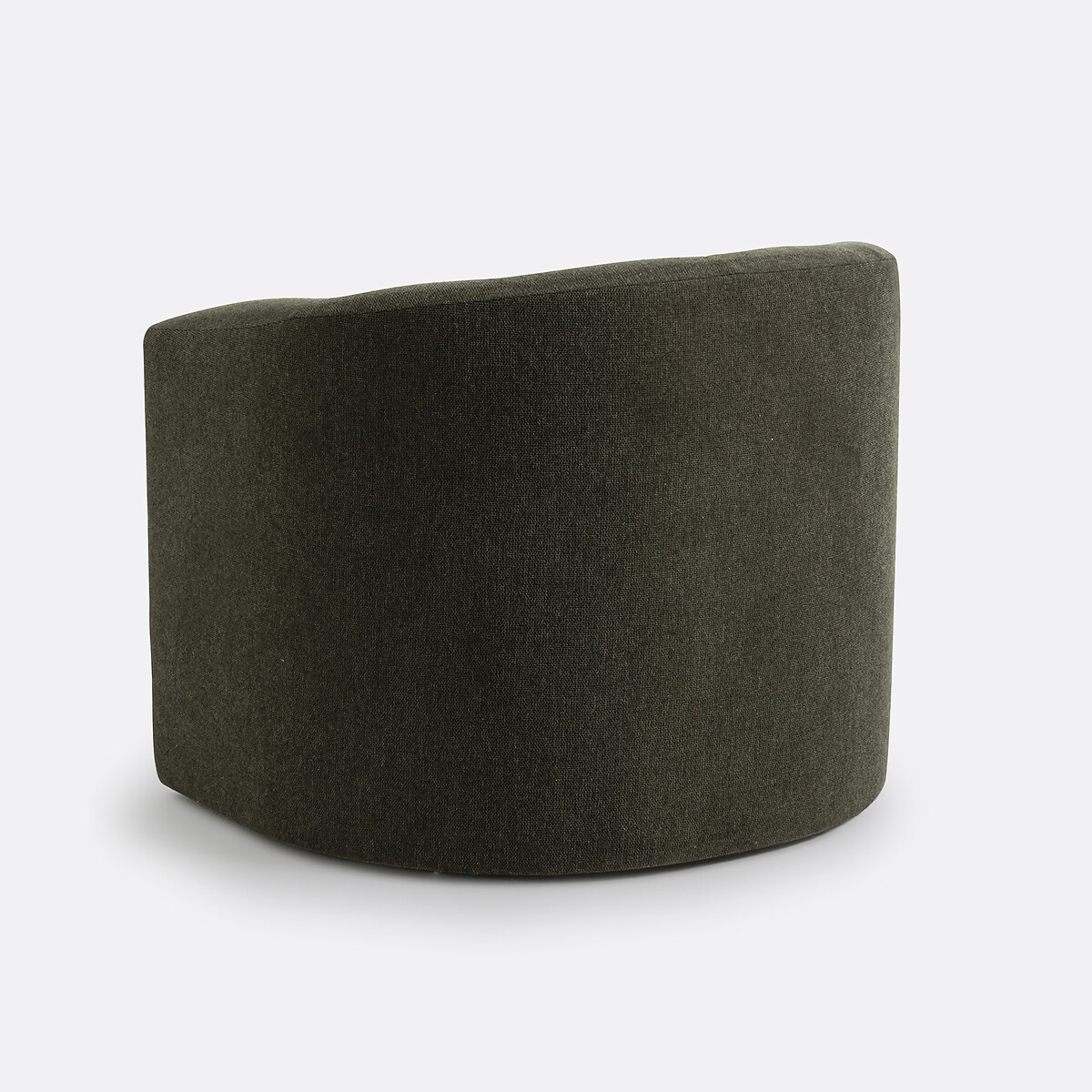Fauteuil rétro tissu texturé, Nolami vert forêt, LA REDOUTE INTERIEURS