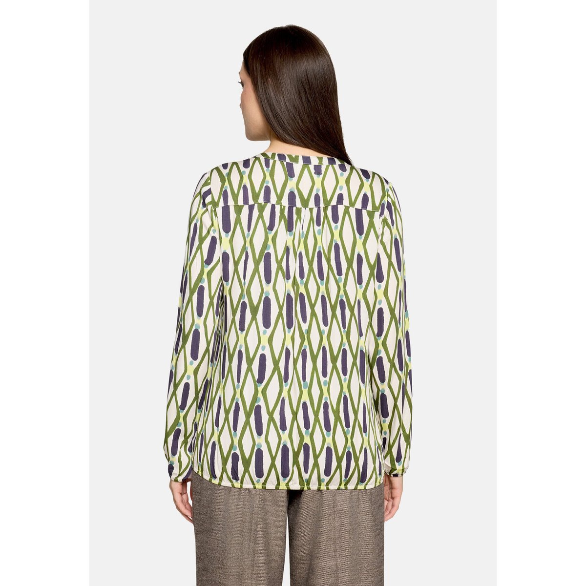 Blouse casual à motifs green/blue, CARTOON