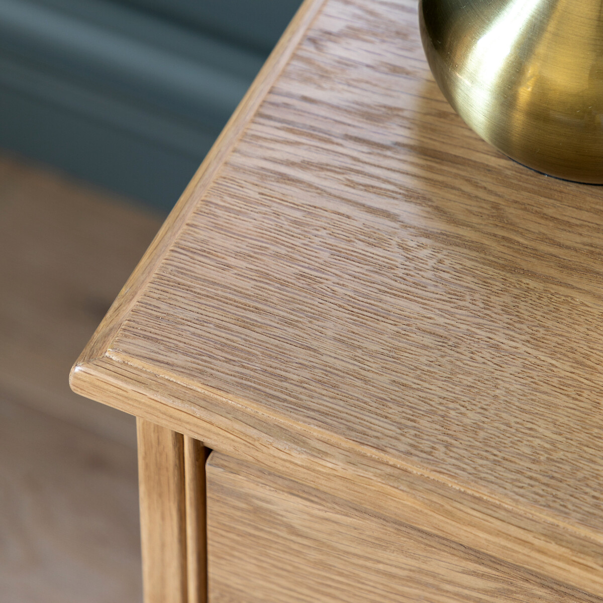 Harriet Oak 1 Drawer Bedside Table light oak wood, SO'HOME