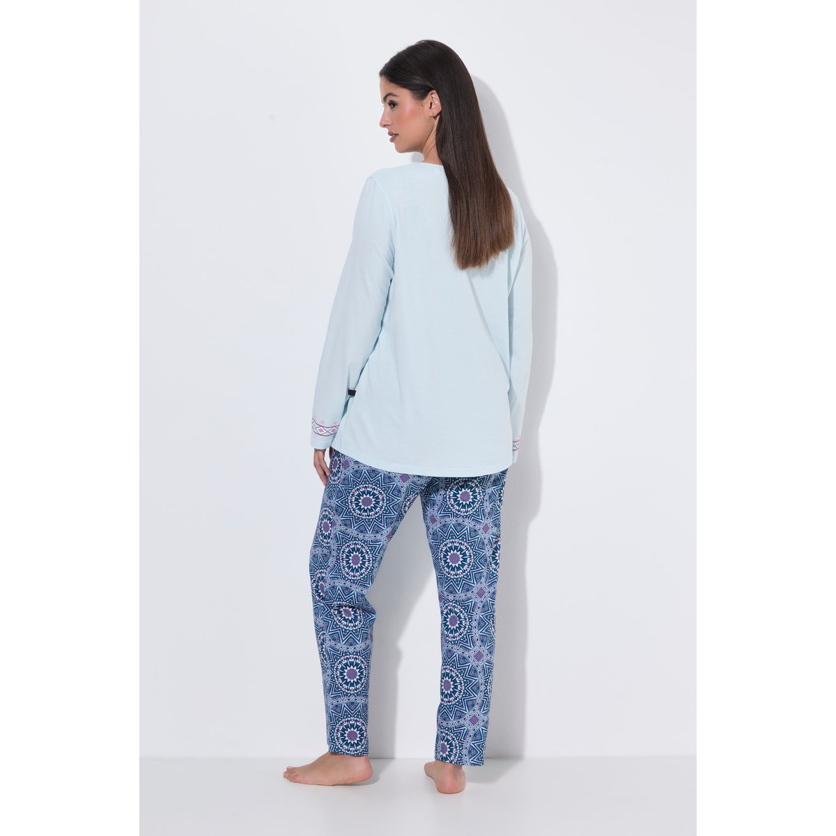 Pyjama mandala de flocon de neige bleu mer de glace, ULLA POPKEN