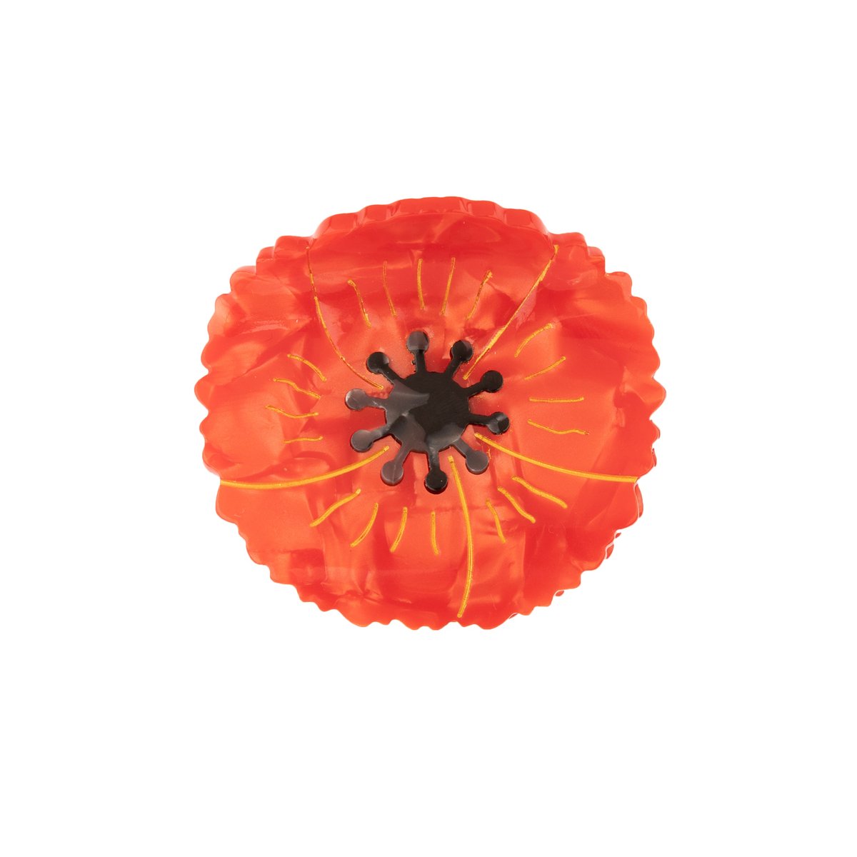 Pince à cheveux COQUELICOT rouge, COUCOU SUZETTE