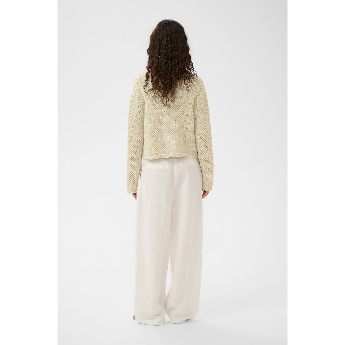 Cardigan à tricot beige turtledove, SOAKED IN LUXURY