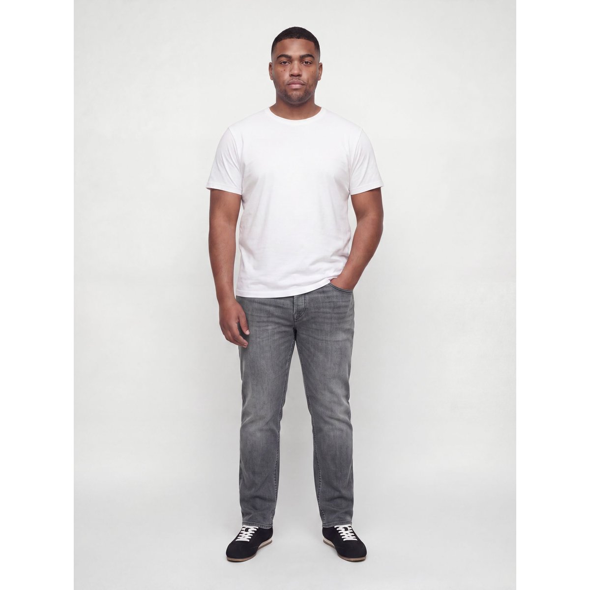 Jean Coupe Tapered grey denim, JACK & JONES