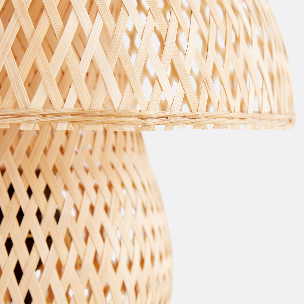 Lampada da tavolo, afungo, bambù, Blini naturale , LA REDOUTE INTERIEURS