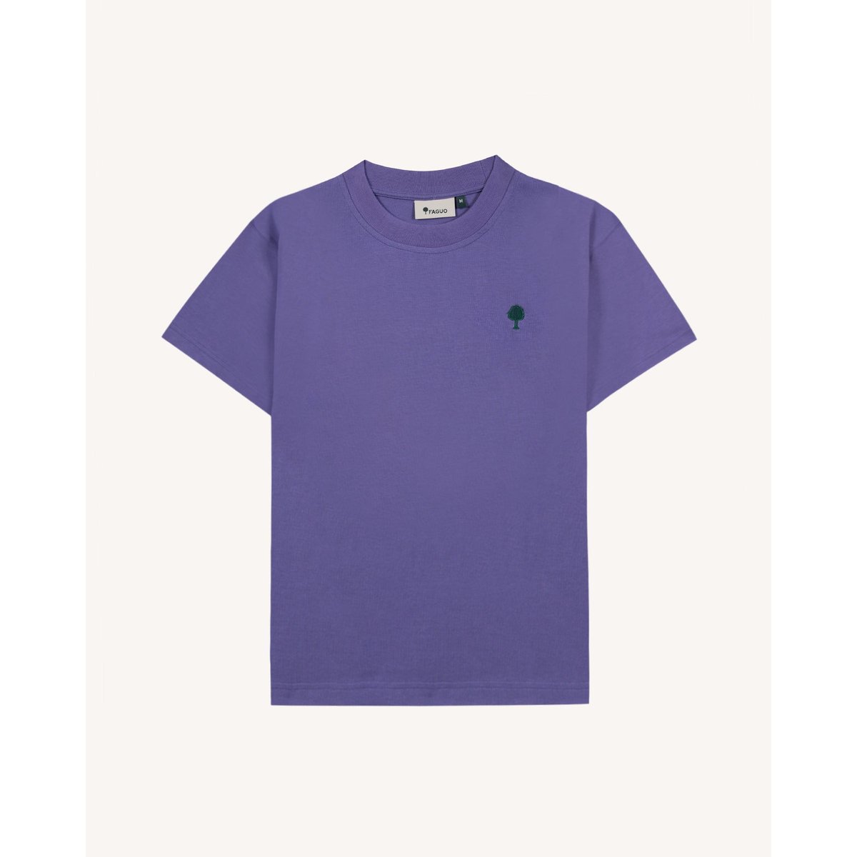 T-shirt en maille violet foncé, FAGUO