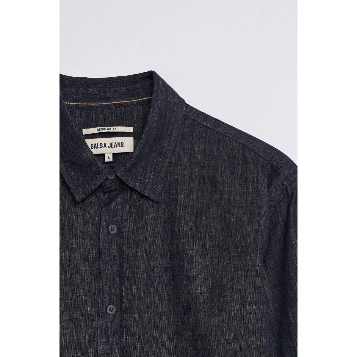 CHEMISE EN DENIM bleu foncé, SALSA JEANS