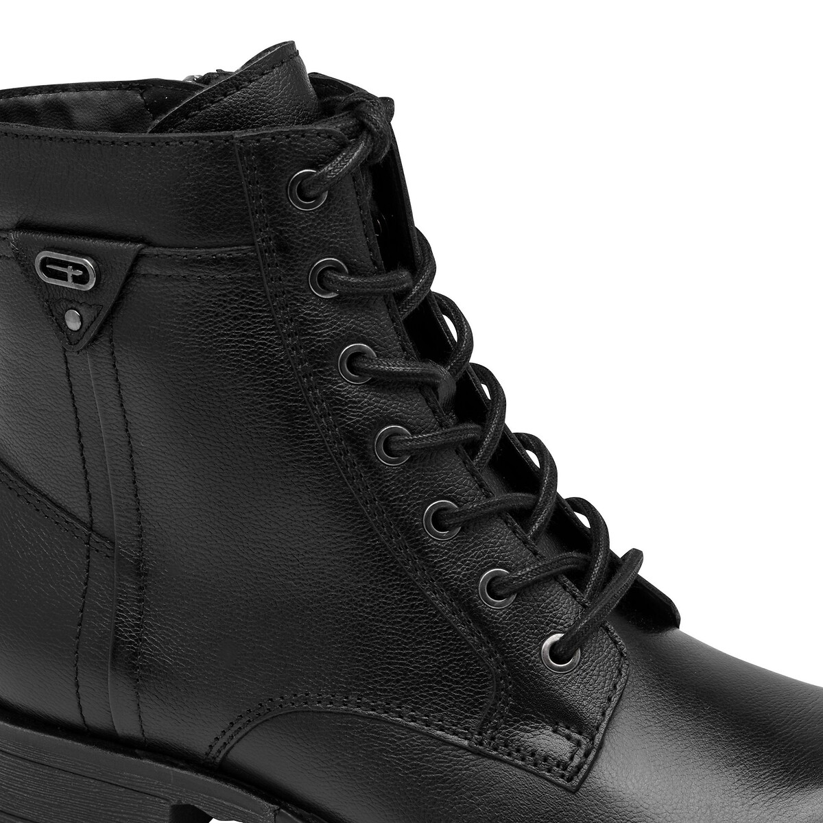 Bottines plates à lacets noir, TAMARIS