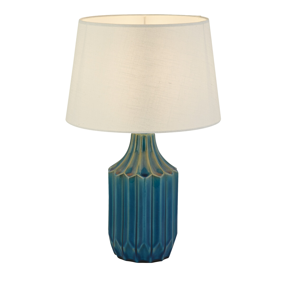 Matera Ceramic Table Lamp in Blue blue, SO'HOME