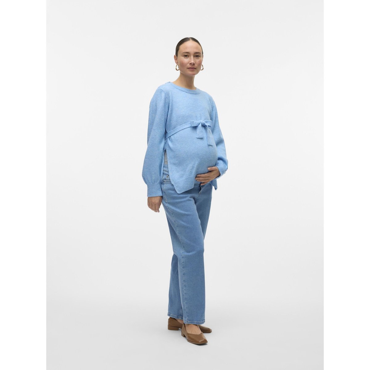 Pull En Maille blue bell, MAMA LICIOUS