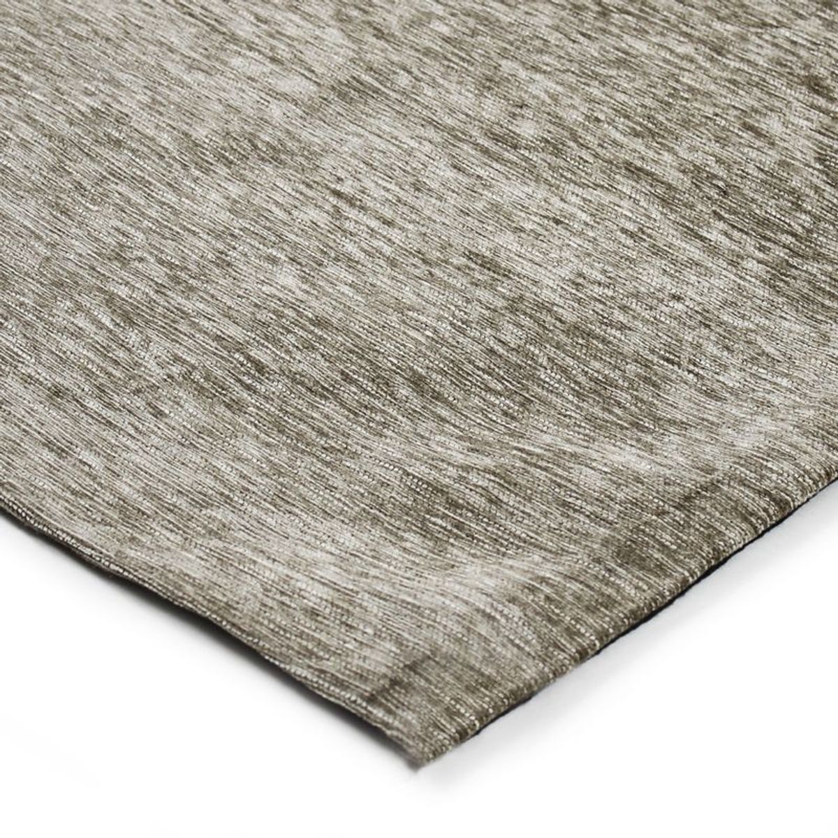Tapis salon texturé vintage INTENSE marron-écorce, THE DECO FACTORY