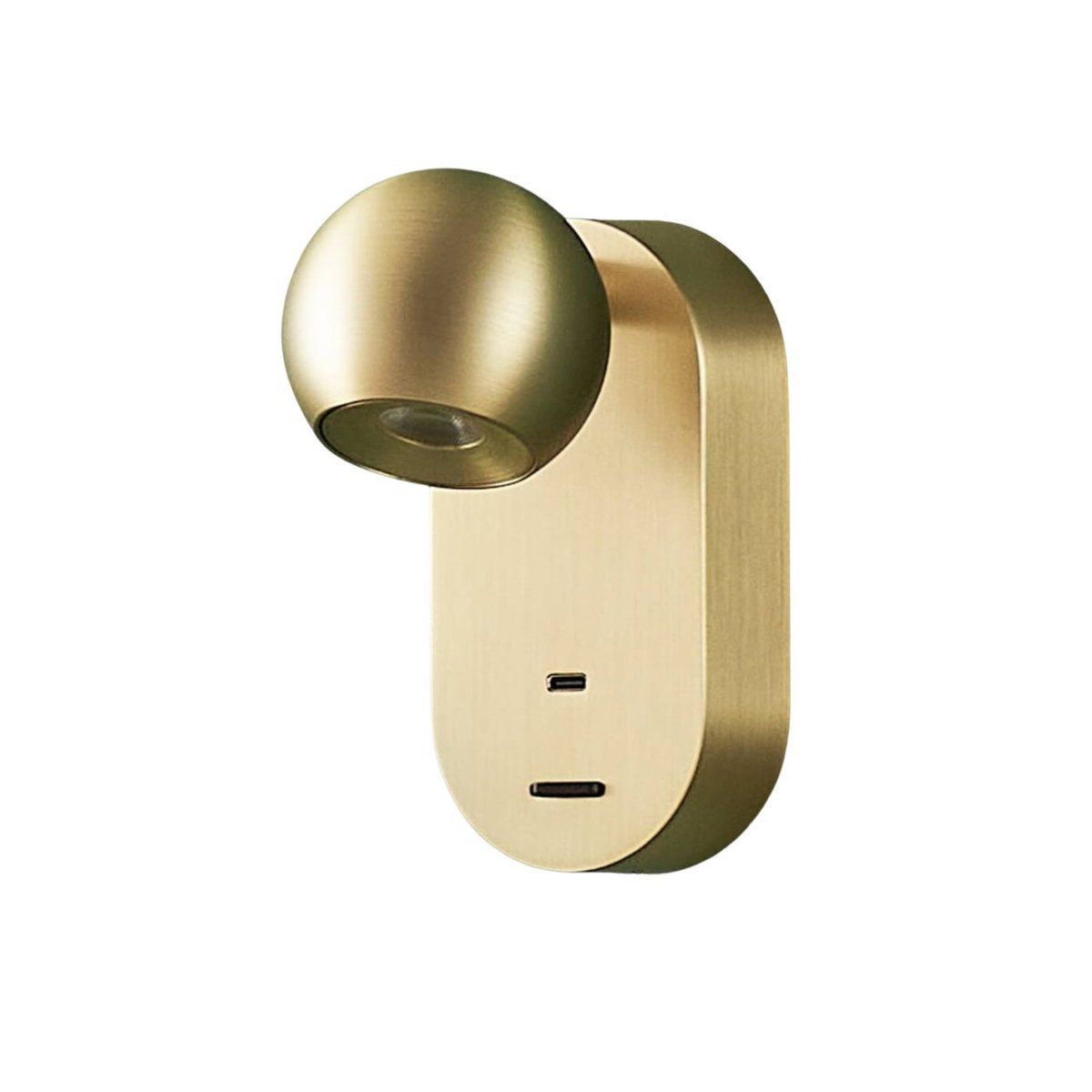 Applique LED chic avec port USB-C - YVAN doré, KOSILUM