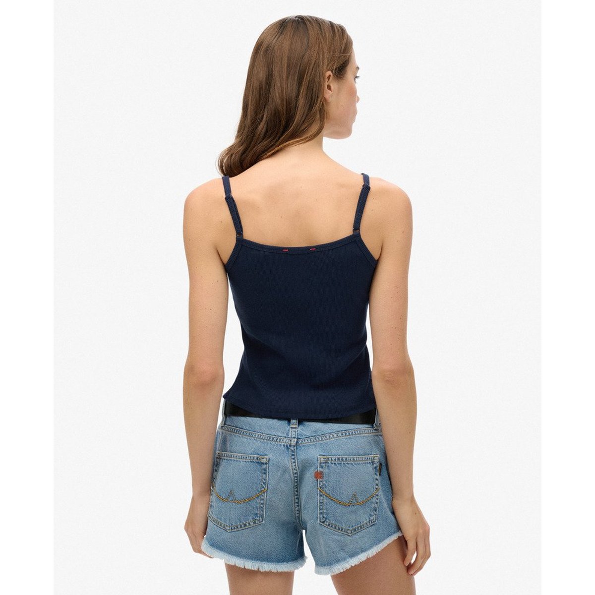 Caraco boutonné à motif Athletic Essentials bleu marine profond, SUPERDRY