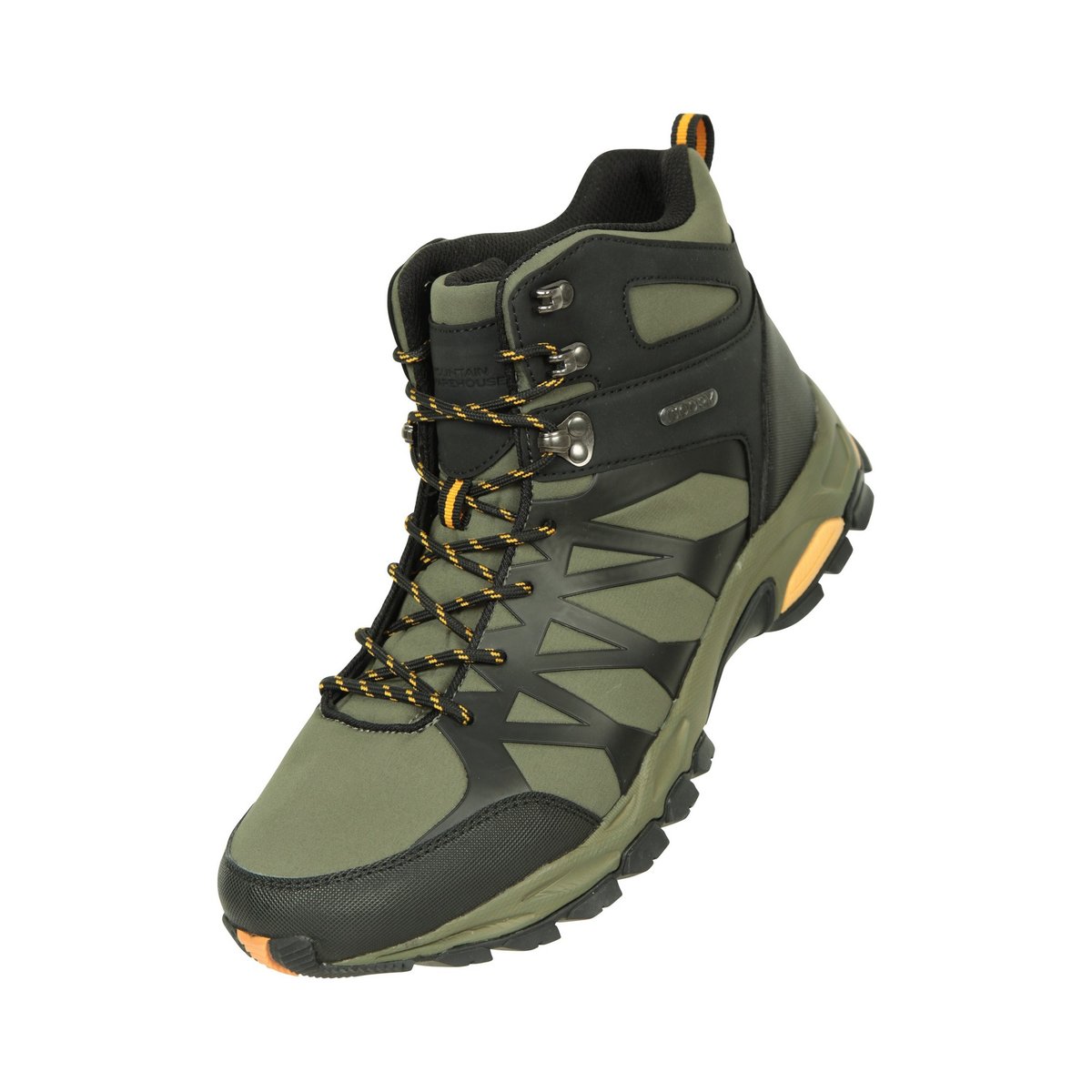 Bottines de randonnée TREKKER kaki, MOUNTAIN WAREHOUSE