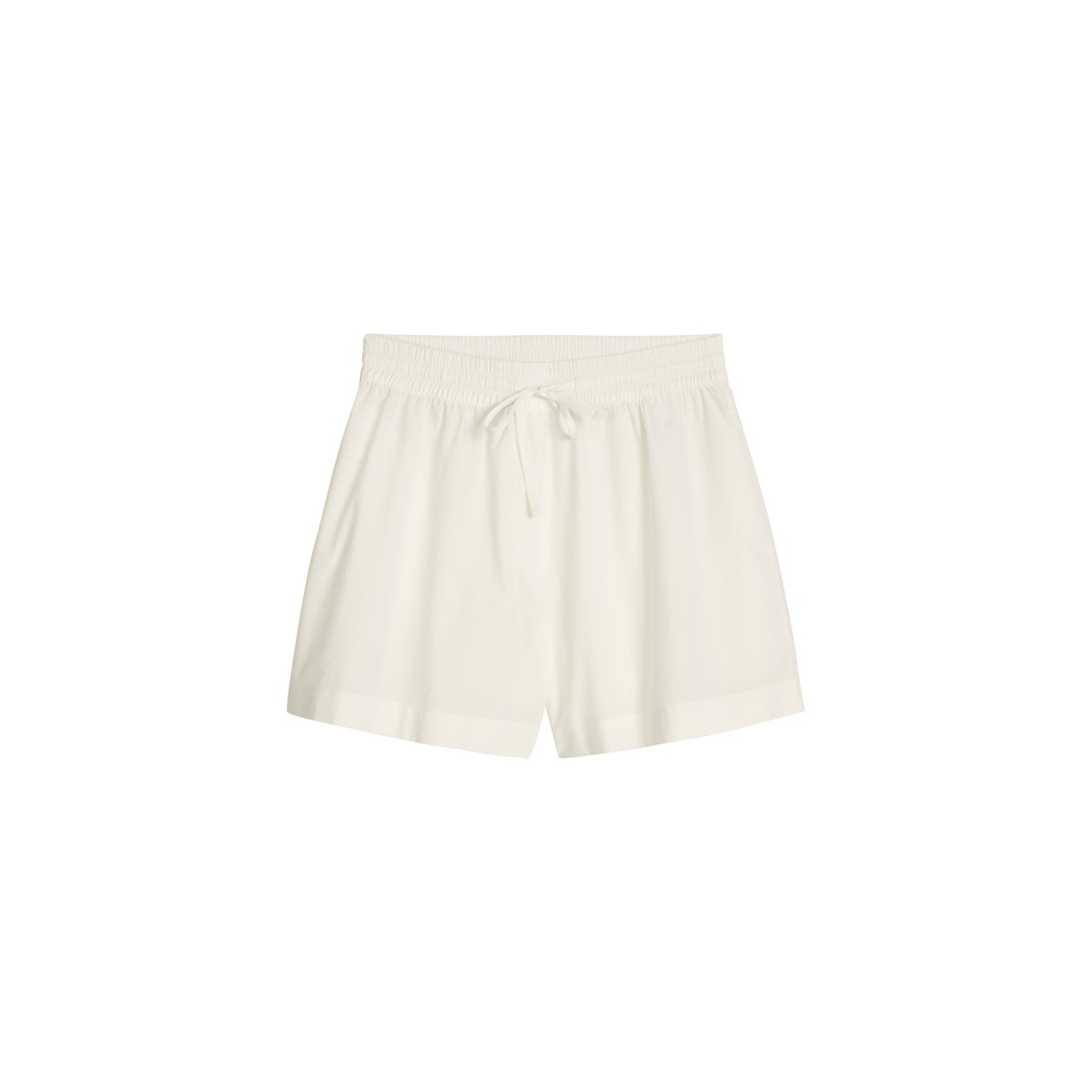 Short relaxed en popeline Papertouch blanc, MARC O’POLO DENIM