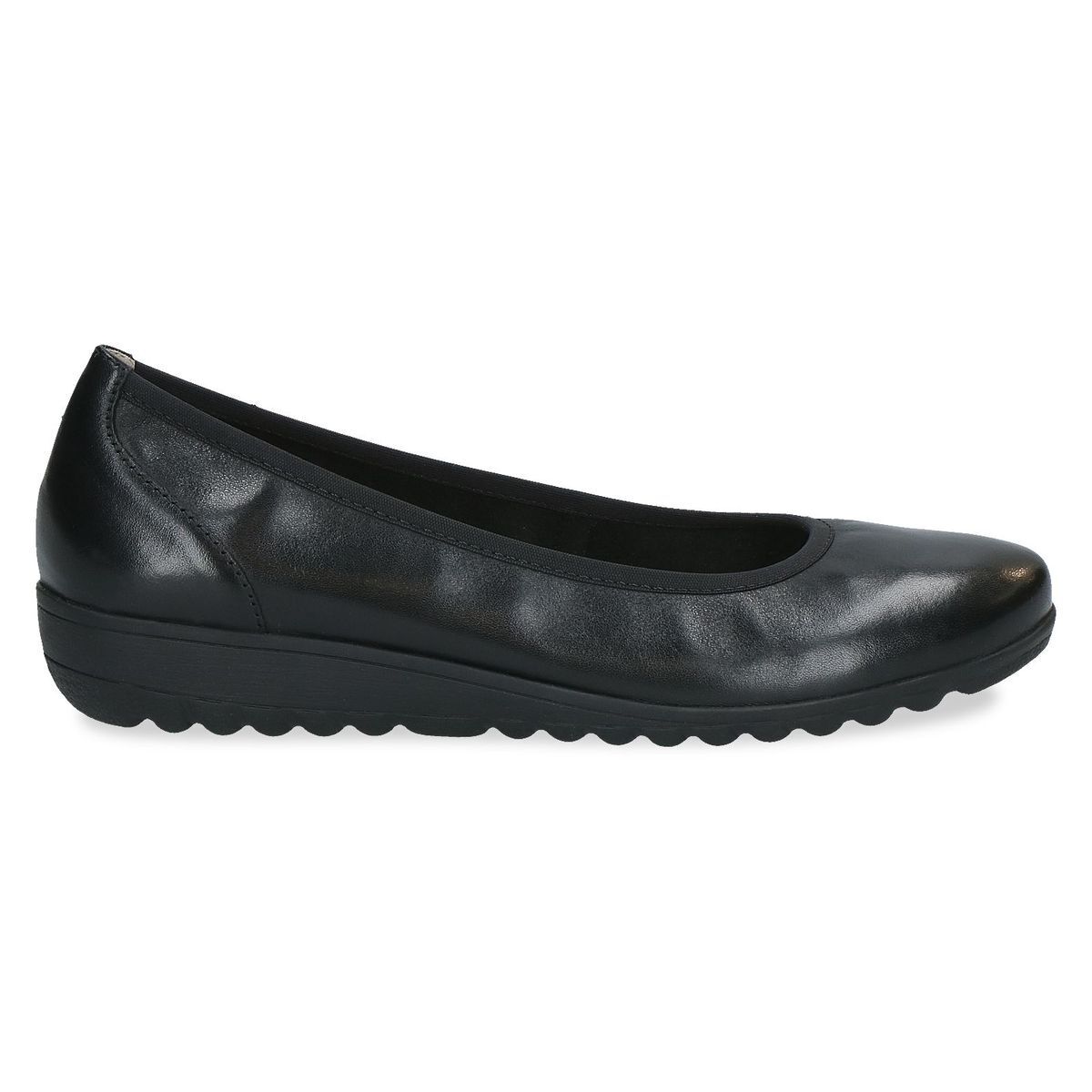 Ballerine en cuir noir nappa, CAPRICE