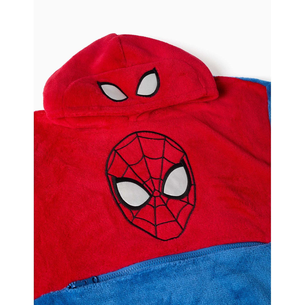 Sweat à capuche convertibible en polaire corail avec Spider-Man rouge, ZIPPY