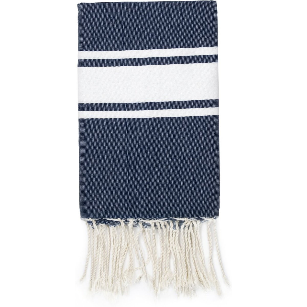 Fouta coton ST TROPEZ bleu jean, FEBRONIE