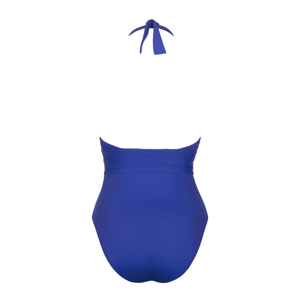 Maillot de bain une pièce dos nu préformé sans armatures SORRENTO bleu, LISCA