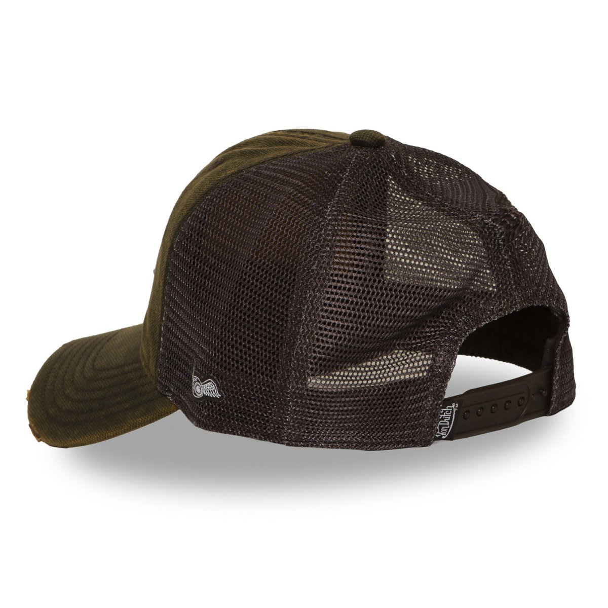 Casquette trucker MAC marron/bordeaux/blanc, VON DUTCH
