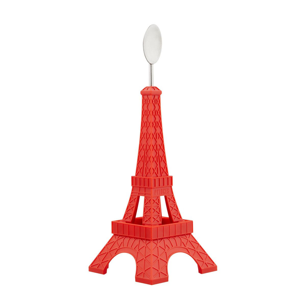 Coquetier et cuillère Tower  Paris à la coque rouge, PYLONES