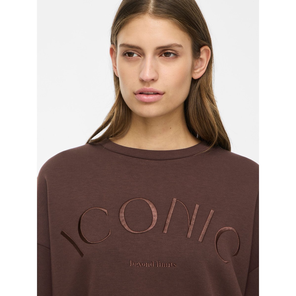 Sweat-Shirt À Manches Longues marron - coffee bean1, VILA