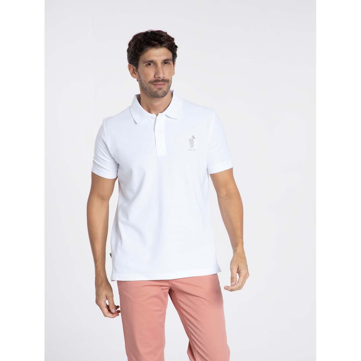 Polos manches courtes en coton ORSAY blanc, GENTLEMAN FARMER