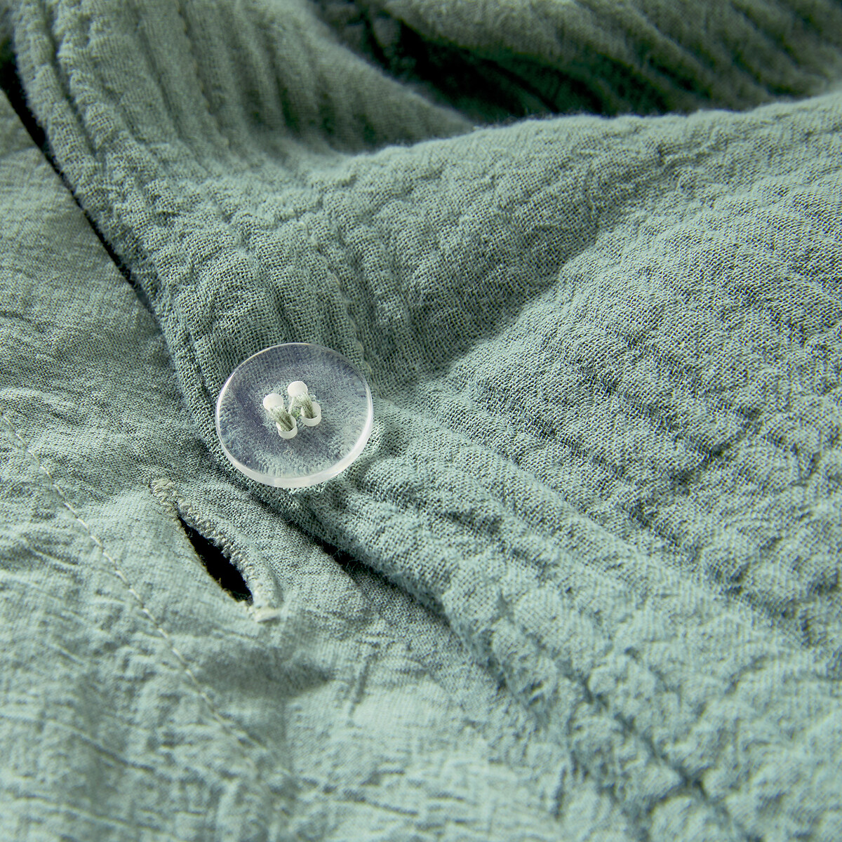 Copripiumino in cotone garzato/cotone lavato, Kumco eucalyptus, LA REDOUTE INTERIEURS