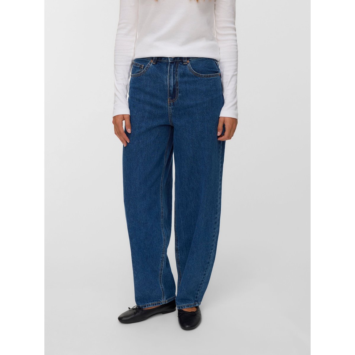 Jean Mom medium blue denim, VERO MODA