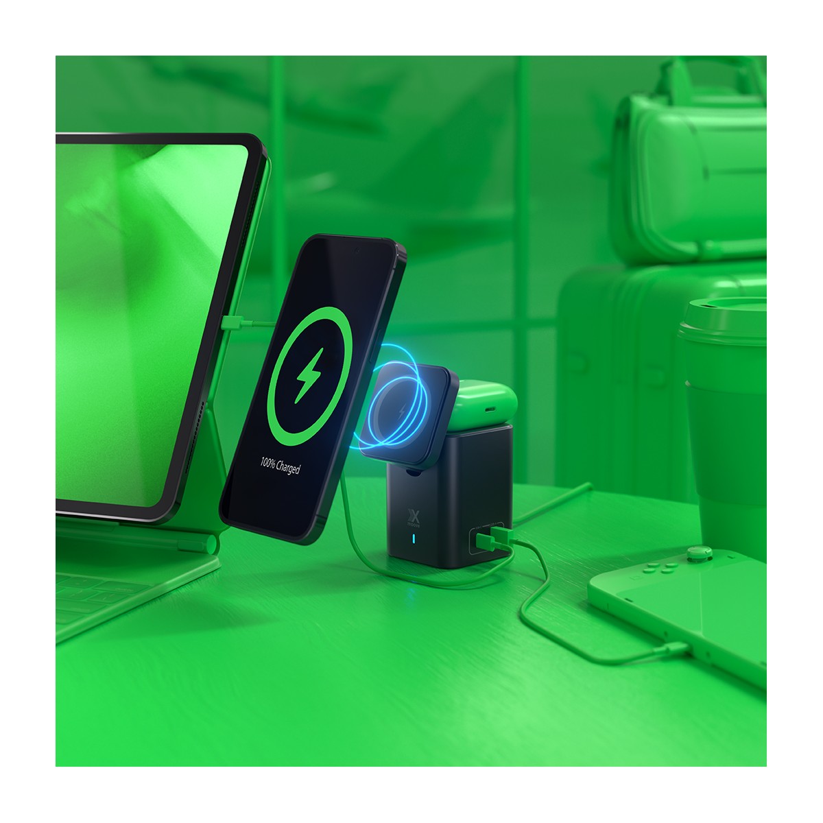 Station de charge multifonction GaN 30W SMART couleur unique, LIVOO