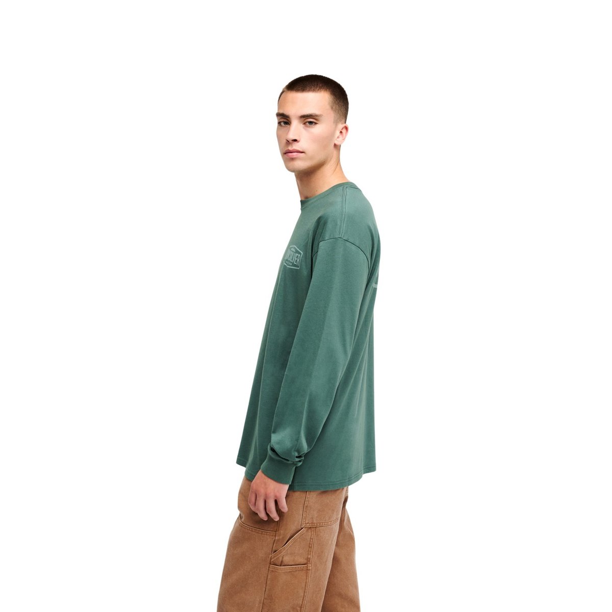 T-shirt manches longues SURF GARAGE vert forest, QUIKSILVER