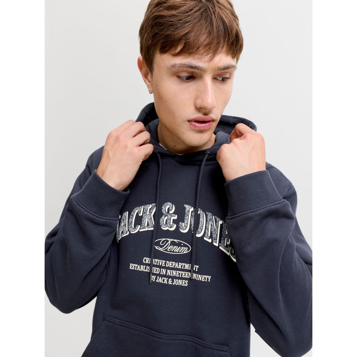 Sweat À Capuche navy blazer, JACK & JONES
