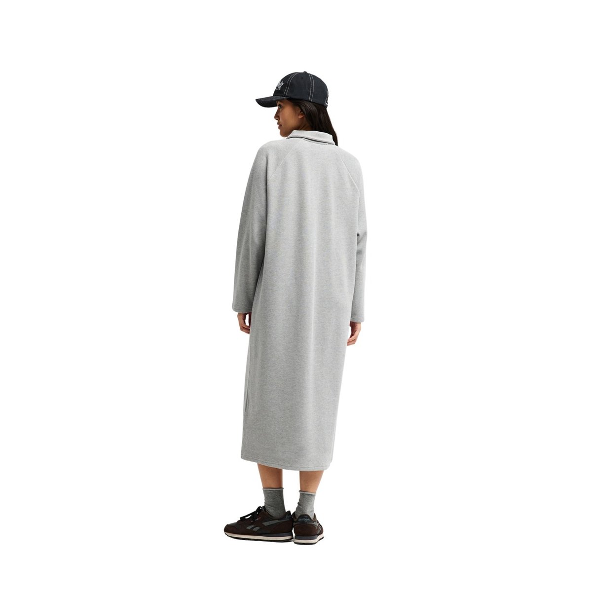 Robe longue polo ASSINIE gris light grey heather, QUIKSILVER