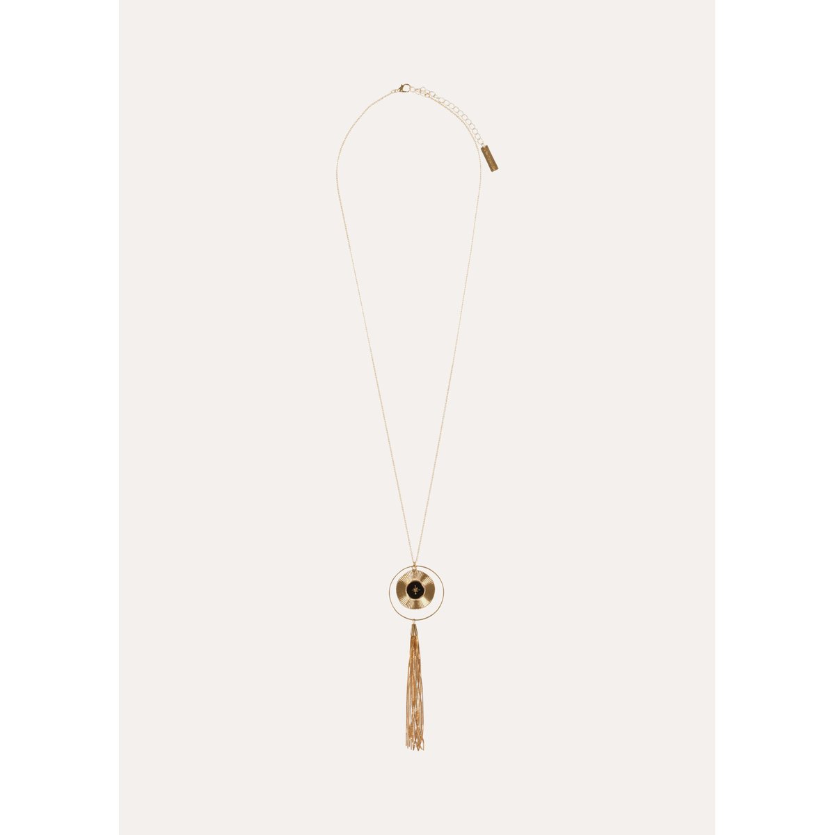 Collier sautoir doré réglable light gold, LA FEE MARABOUTEE