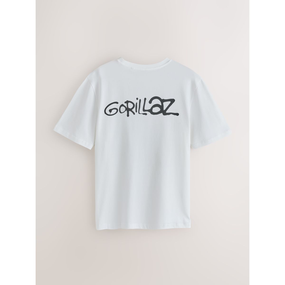 T-shirt à imprimé groupe de musique gorilles blancs, NEXT